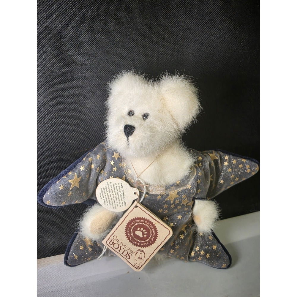Boyds Bear plush Stella Christmas Star bear 7" tall with tags Holiday Decoration